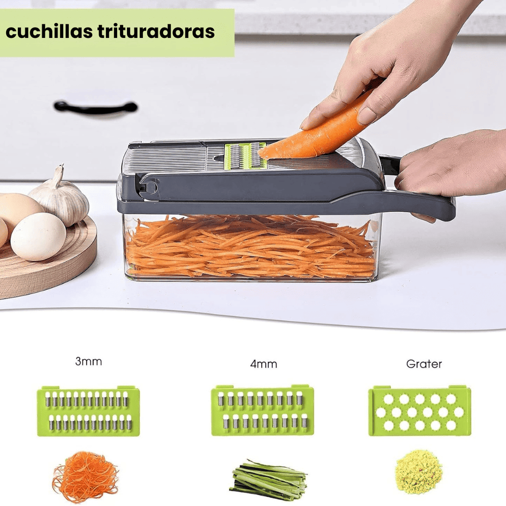 VeggieMaster™ – Tu aliado todo en uno para preparar comidas más rápido.