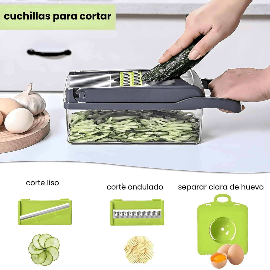 VeggieMaster™ – Tu aliado todo en uno para preparar comidas más rápido.
