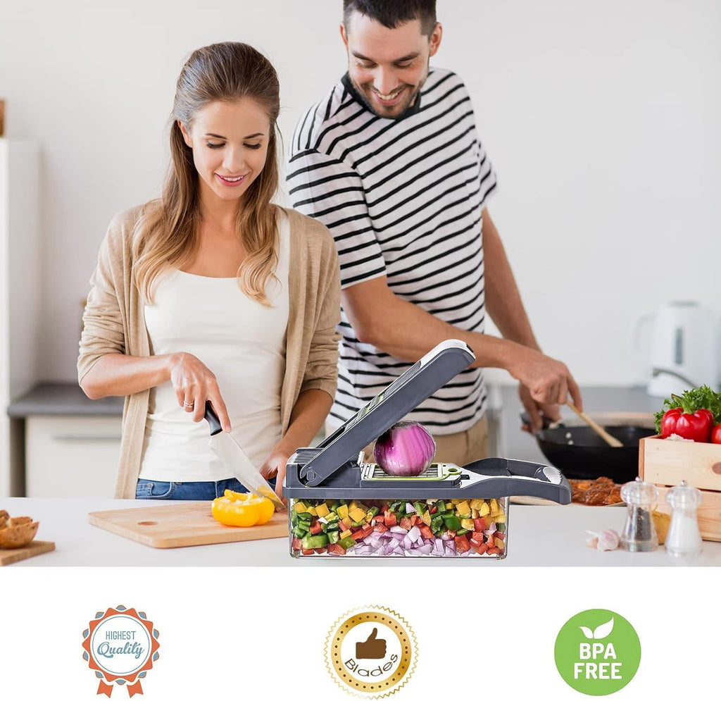 VeggieMaster™ – Tu aliado todo en uno para preparar comidas más rápido.
